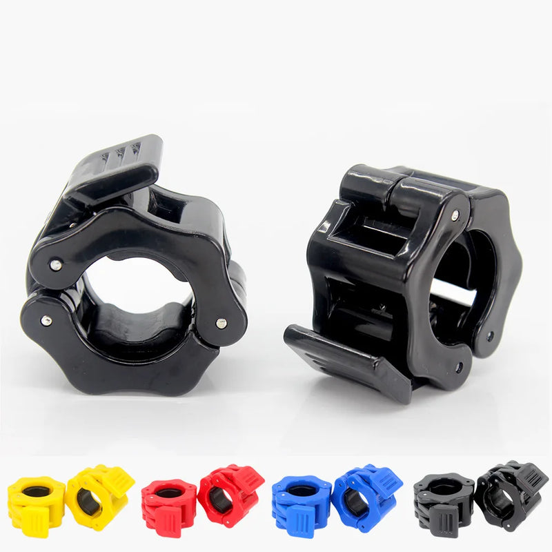 25/50mm Quick Release Barbell Clamps – Durable Weight Bar Clips for Weightlifting & Strength Training