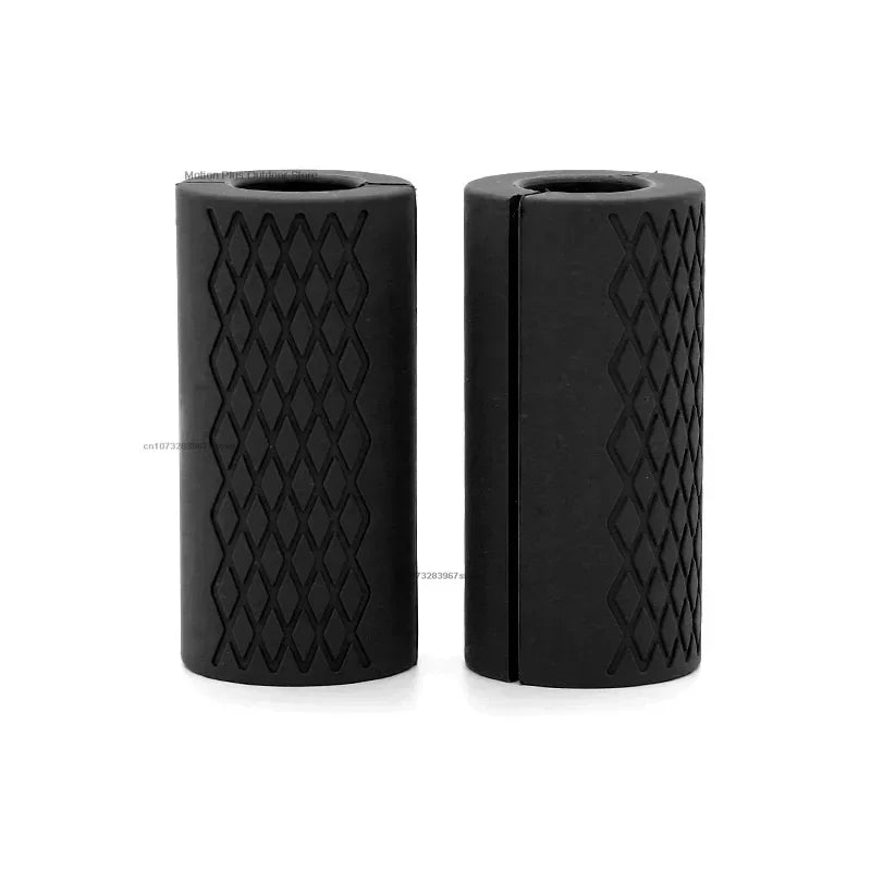 Silicone Dumbbell Barbell Grips Handles - Anti-Slip Weightlifting Support for Gym Workout