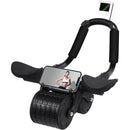 Automatic Rebound Abdominal Wheel – Double-Wheeled Core Muscle Trainer with Smart Counter Display