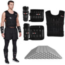 Adjustable Weight Training Vest – Empty Bag for Fitness, Running, Hand & Foot Strength Training
