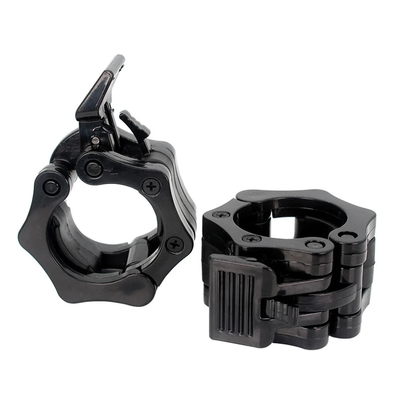 25/50mm Quick Release Barbell Clamps – Durable Weight Bar Clips for Weightlifting & Strength Training