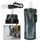 OIMG Portable Ultralight Foldable Silicone Water Bottle – Ideal for Hiking, Camping, and Outdoor