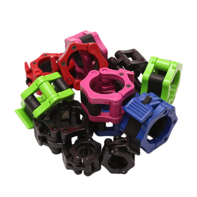 25/50mm Quick Release Barbell Clamps – Durable Weight Bar Clips for Weightlifting & Strength Training
