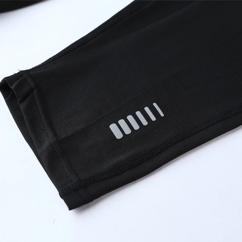 Men’s 2-in-1 Cropped Compression Pants with Zipper Pocket | Quick-Dry Running & Training Leggings