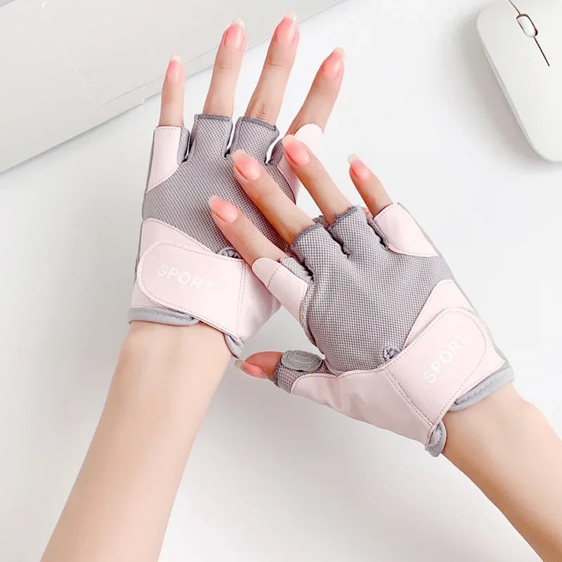 Slip-Resistant Weight Lifting Gloves for Men and Women - Gym Fitness Exercise Gloves
