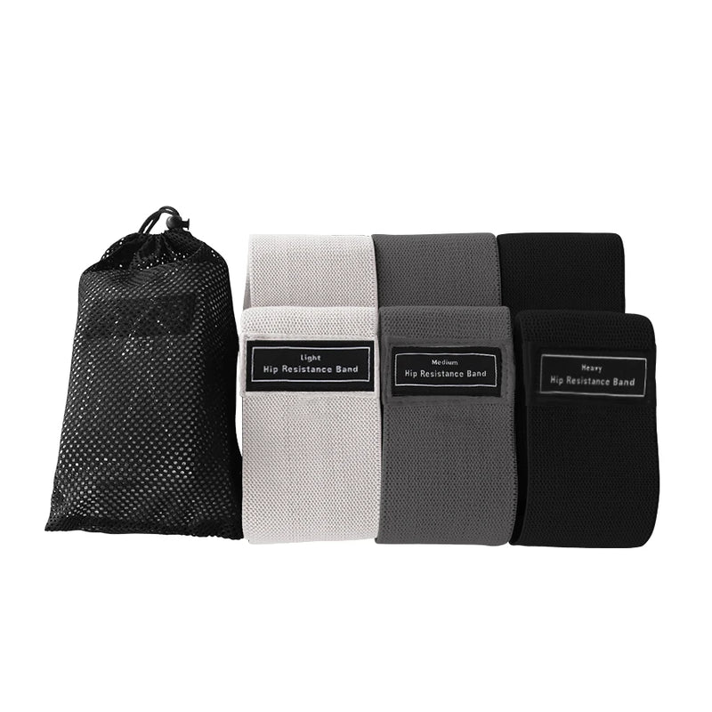Fabric Resistance Hip Booty Bands - Versatile Elastic Workout for Glutes, Thighs, and Full Body Fitness
