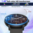 LAXASFIT Smart Watch-Full Touch Screen Fitness Tracker, IP68 Waterproof, Bluetooth for Men & Women