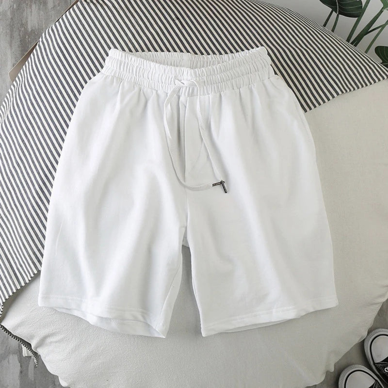 New Summer Men's Mesh Gym Shorts | Loose-Fit Casual Outdoor Fitness Shorts | Solid Colour Sweatpants