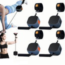 Multifunctional Fitness Machine –Portable Strength Trainer, Adjustable Resistance for Home Gym.