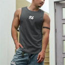 Men's Summer Mesh Sleeveless Vest Gym Running Equipment Training Muscle Sports T-shirt Clothes