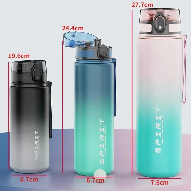 500/1000ML Large Capacity Leakproof Sports Water Bottle | Portable Gym & Outdoor Fitness Jug