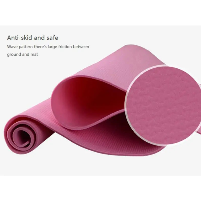 4mm Thick EVA Anti-Slip Yoga Mat – Portable Fitness Mat for Exercise, Pilates, and Gymnastics