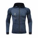 Men’s Autumn Hoodie Sports Coat: Quick Drying Workout Jacket