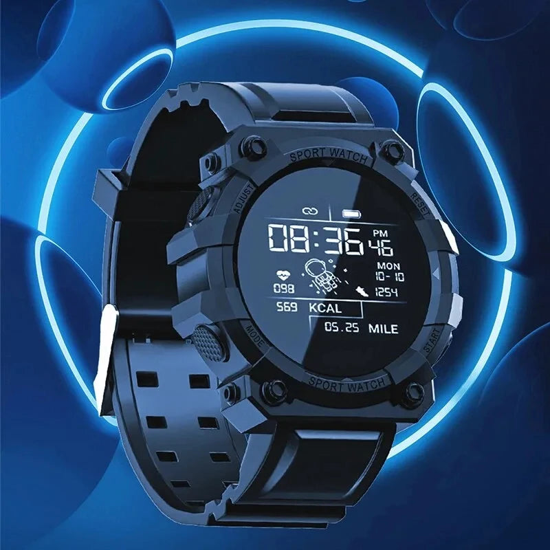 B33 Smartwatch|Heart Rate & Blood Pressure Monitor, Bluetooth 5.0, Outdoor Fitness Tracker