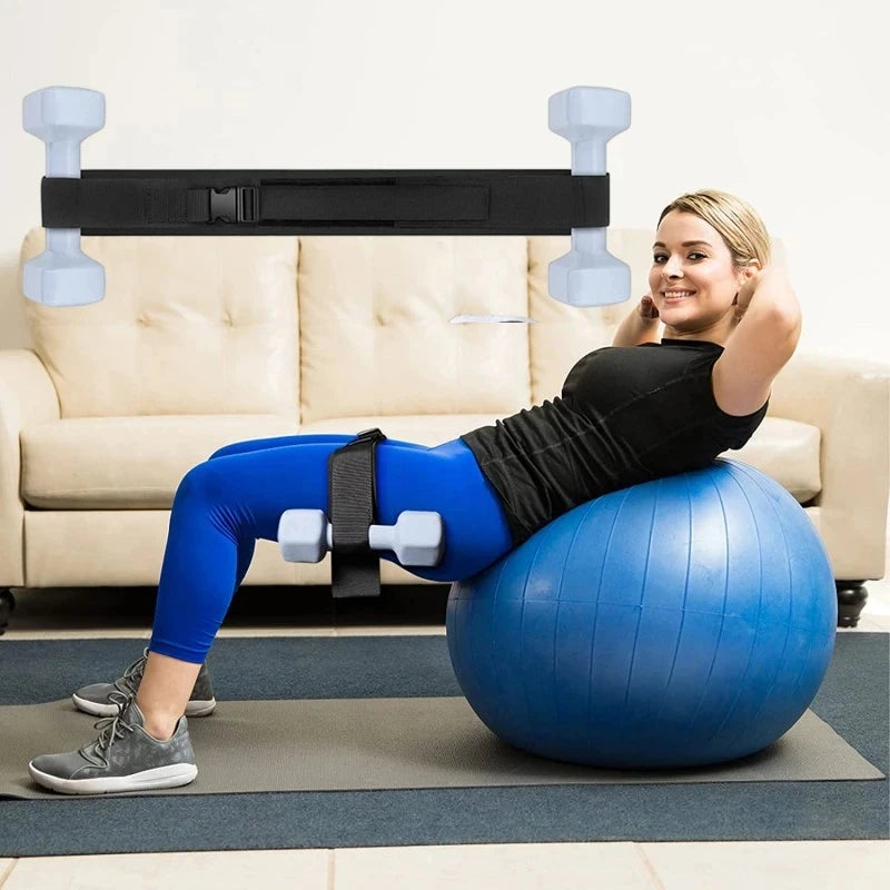 HIP THRUST BELT PAD – PERFECT FOR DUMBBELLS, KETTLEBELLS, WEIGHTS, AND HOME GYM WORKOUTS