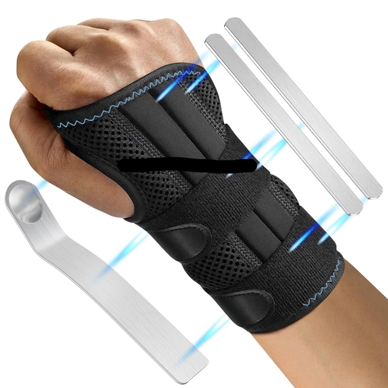 Adjustable Wrist Support Brace for Fitness, Weightlifting, Pain Relief | Left & Right Hand Support