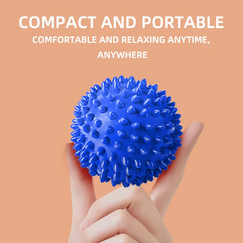 7cm PVC Spiky Massage Yoga Ball/Stress Relief & Muscle Relaxation Ball for Fitness & Rehabilitation