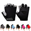 Fingerless Gym Training Gloves for Men and Women - Anti-Slip Cycling, Fitness, and Motorcycle Gloves