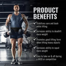 Adjustable Weightlifting Belt – Waist Support Back Brace for Fitness, Lifting, Squat, Strength Training