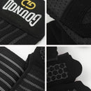 GOUNOD Weightlifting Gloves with Wristband Support – Breathable Anti-Slip Gym Gloves for Bodybuilding & Powerlifting