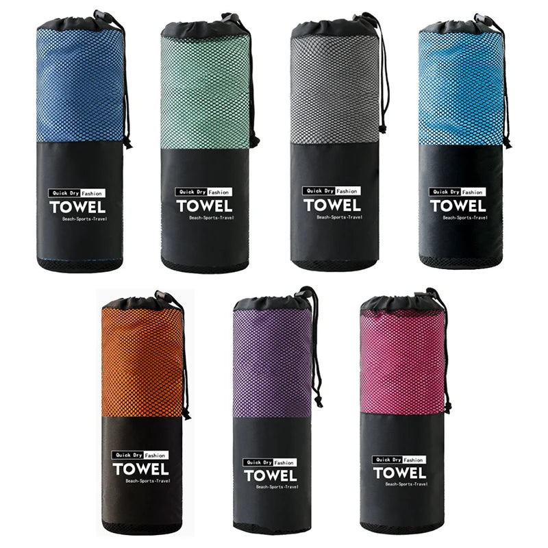 Ultra-Light Quick-Dry Sports Towel – Super Absorbent, Antibacterial, Portable Towel for Travel