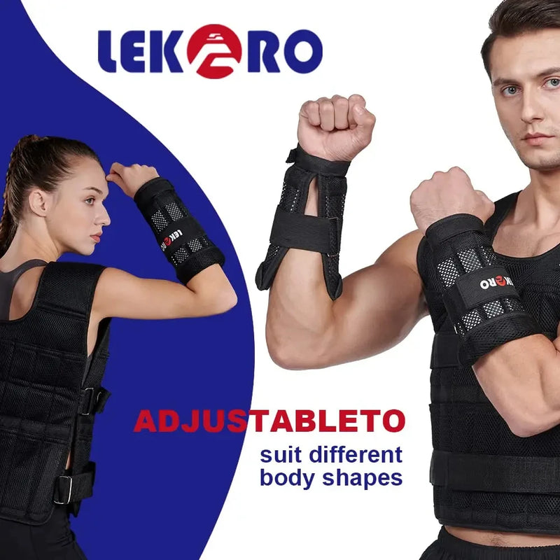 Adjustable Weight Training Vest – Empty Bag for Fitness, Running, Hand & Foot Strength Training