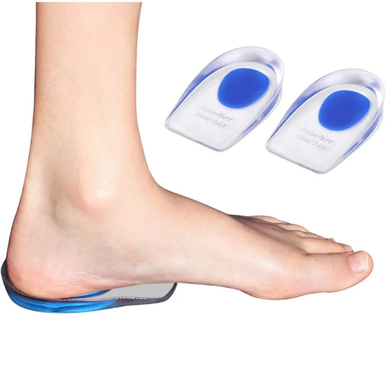 Soft Silicone Gel Insoles Foot Pain Relief Heel Pads Foot Massager Shoe Pad for Orthopedic Foot Care