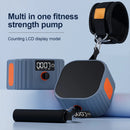 Multifunctional Fitness Machine –Portable Strength Trainer, Adjustable Resistance for Home Gym.