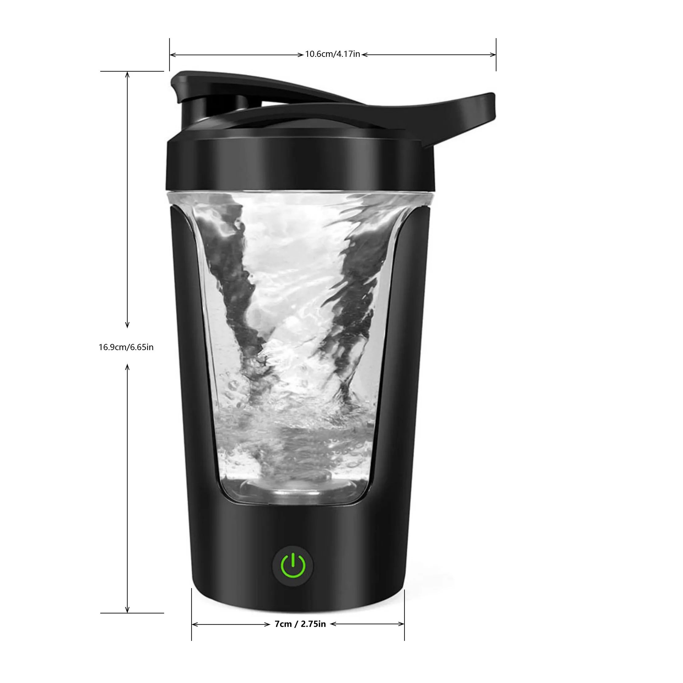 350ml Electric Mixing Cup: Portable Protein Powder Shaker perfect for fitness enthusiasts