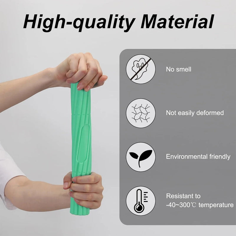 QMWWMQ Flex Therapy Bar – Tennis & Golfer’s Elbow Relief Hand Exerciser for Strength & Rehab
